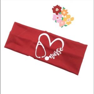 Nurse Headband with button